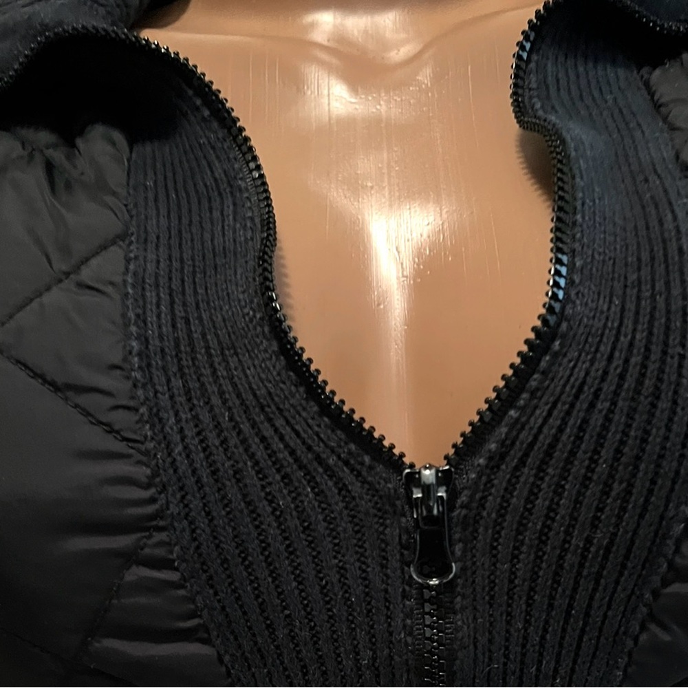 DKNY quilted ribbed zip-up sweater - jacket - Picture 2 of 8